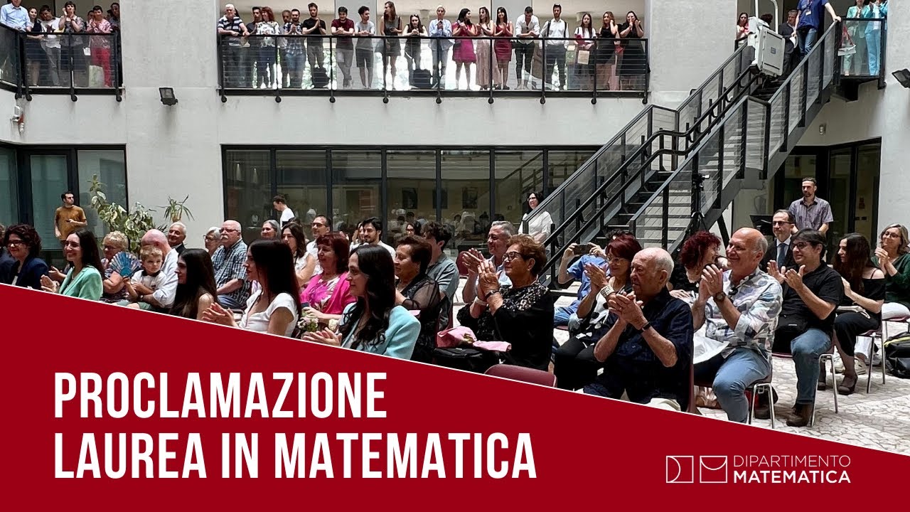 Proclamazioni Laurea in Matematica