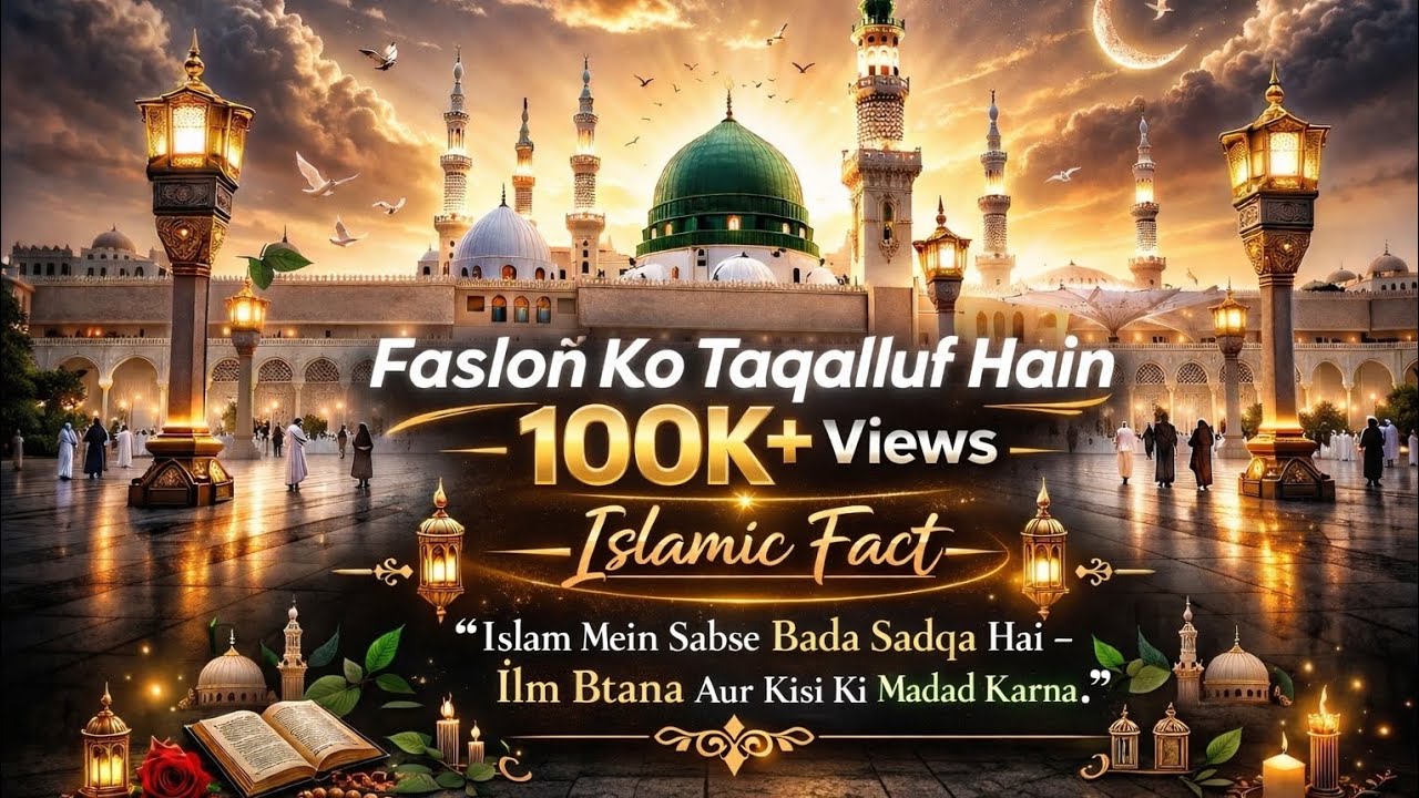Faslo ko taqalluf hai /#viral #naat #madinah 