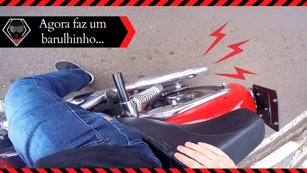 REMOVENDO O ABAFADOR DO ESCAPAMENTO ORIGINAL DA DYNA