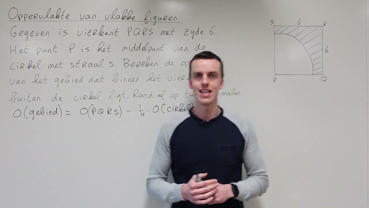 Oppervlakte van vlakke figuren (VWO wiskunde C)
