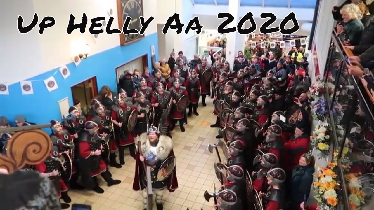 SINGING VIKINGS  at THE TOLL CLOCK - Up Helly Aa 2020 / MoggyBoxCraft
