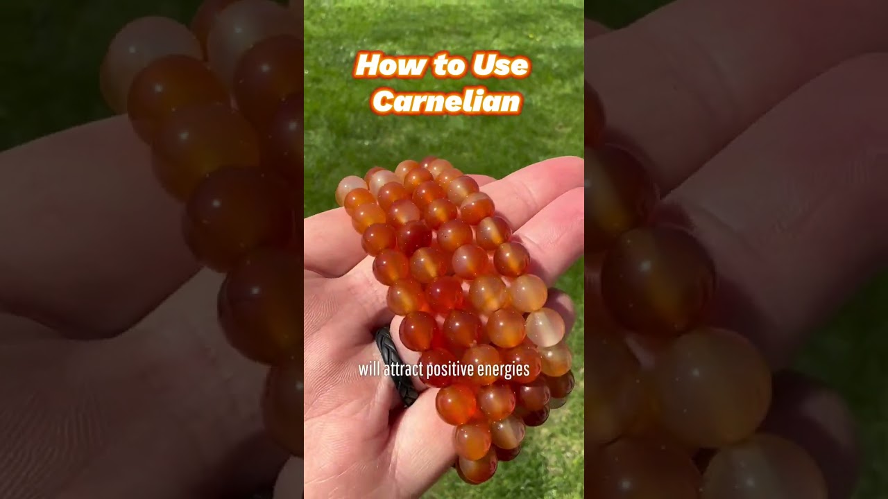 How to use Carnelian! #carnelian #crystals #healingcrystals #crystalhealing #howtouse