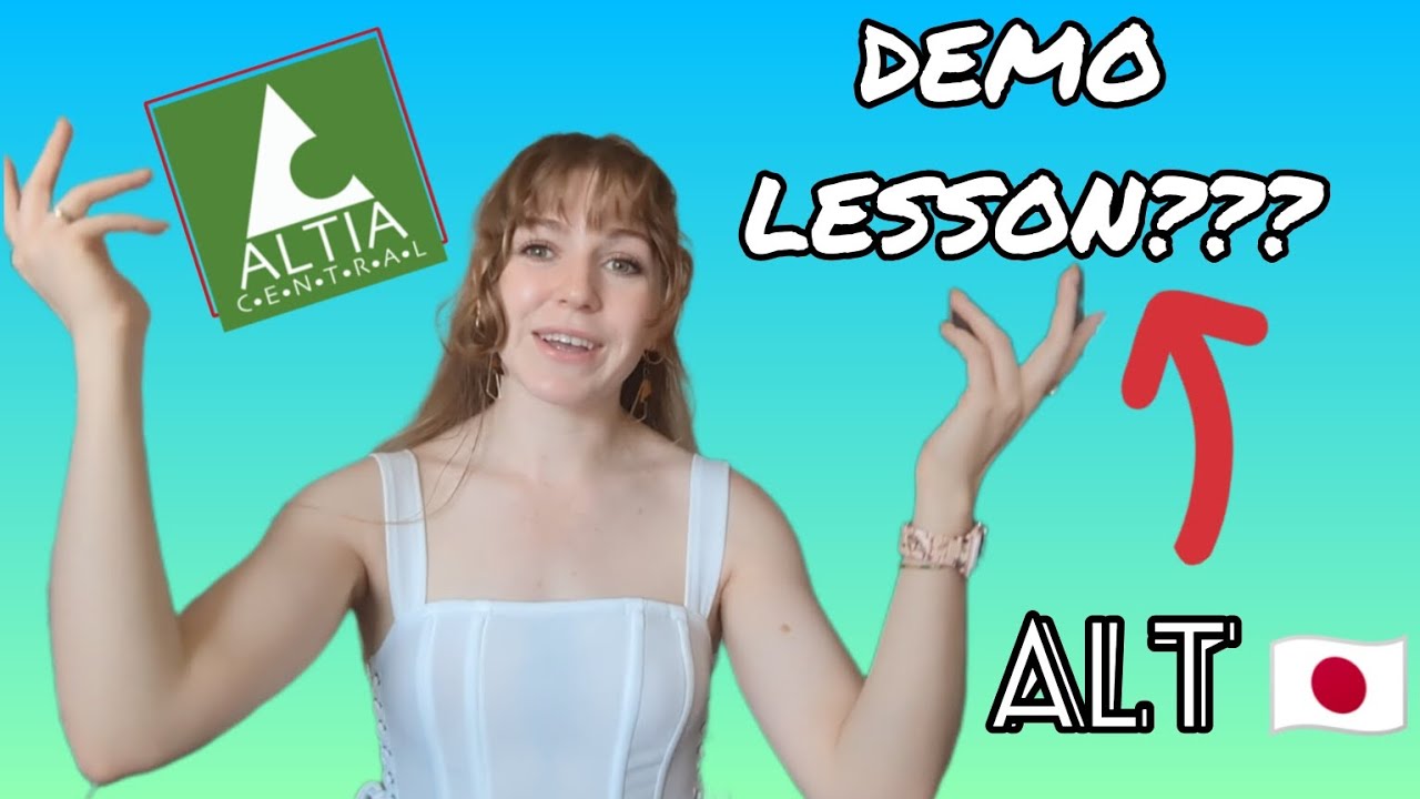How I did my SELF INTRODUCTION DEMO LESSON for ALTIA CENTRAL | JAPAN ALT 🇯🇵