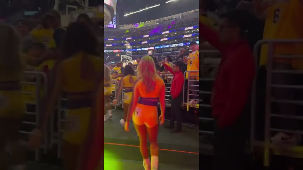 ▶️ Laker Girls POV 💜💛 Los Angeles Lakers NBA Basketball