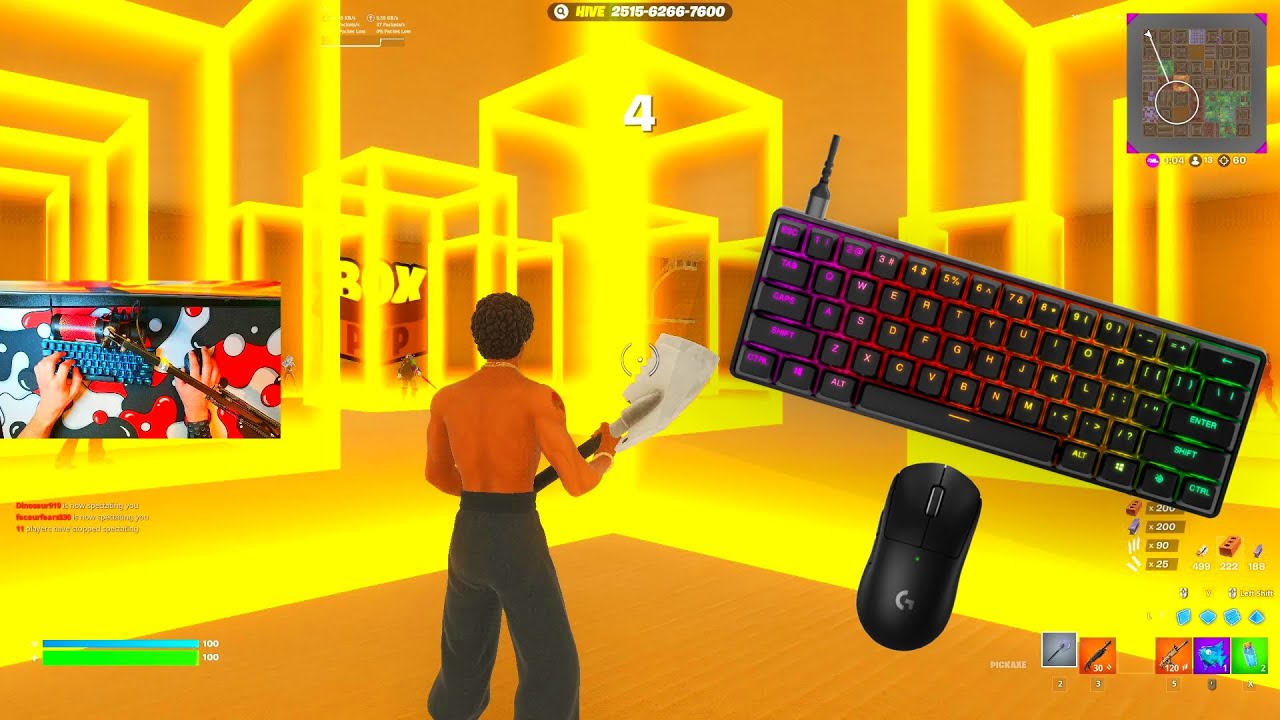 ⭐️Steelseries Apex Pro Mini ASMR Fortnite Chill 💤 Box Fight Zone Gameplay Smooth📦360HZ 4k⭐️