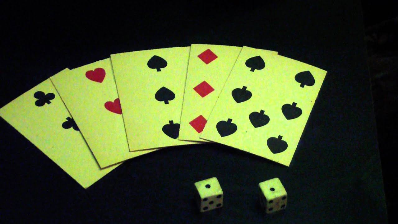 Authentic Civil War Dice And Playing Cards used by both Union And Confederate Soldiers