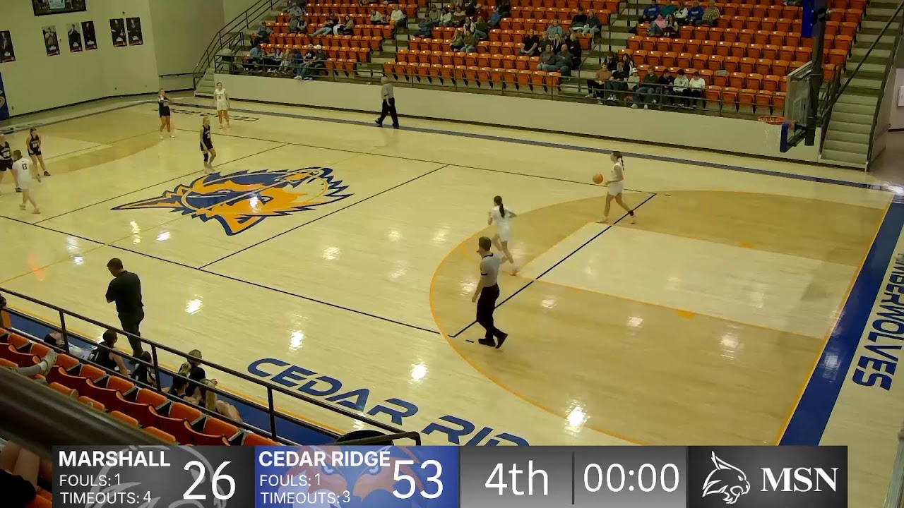 Marshall vs. Cedar Ridge | JR HIGH & SR HIGH | LIVE