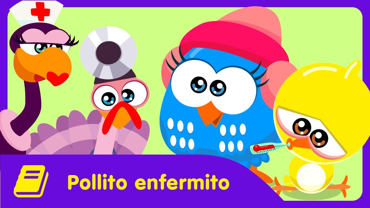 Gallina Pintadita Mini - Historieta - Pollito Enfermito