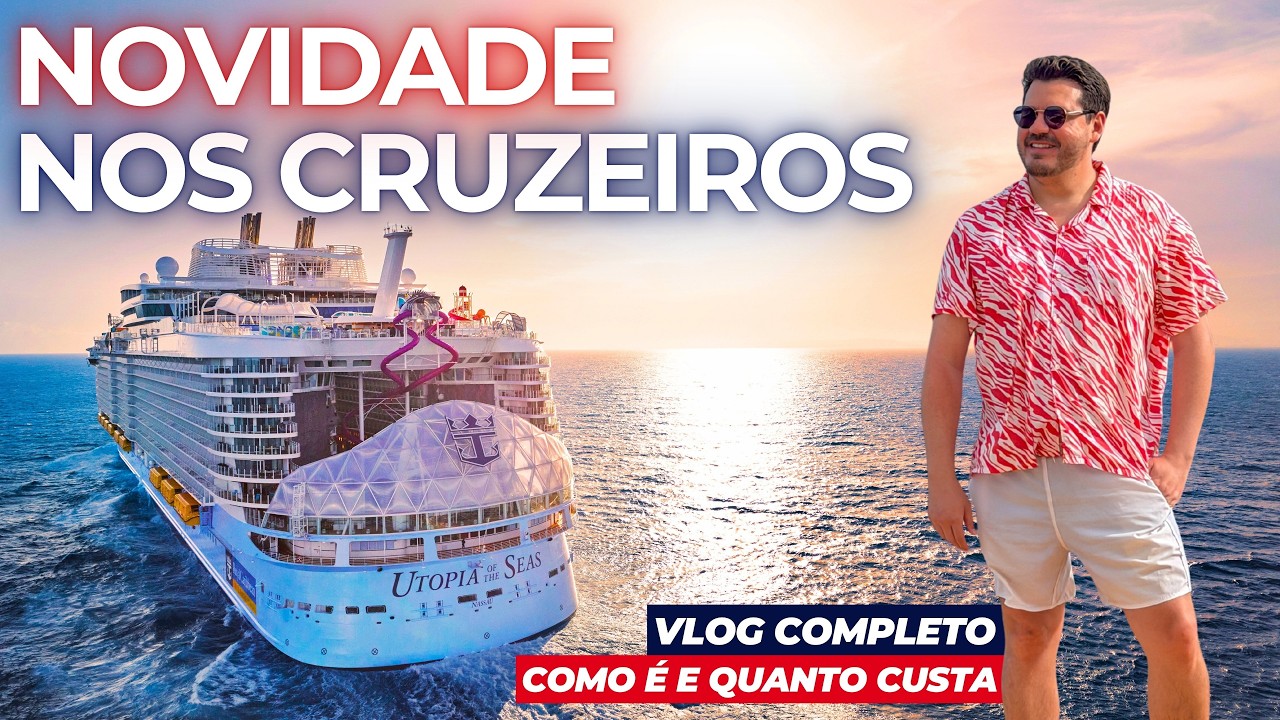 Como é fazer um cruzeiro pelo Caribe a bordo do Utopia of the Seas, um dos maiores navios do mundo