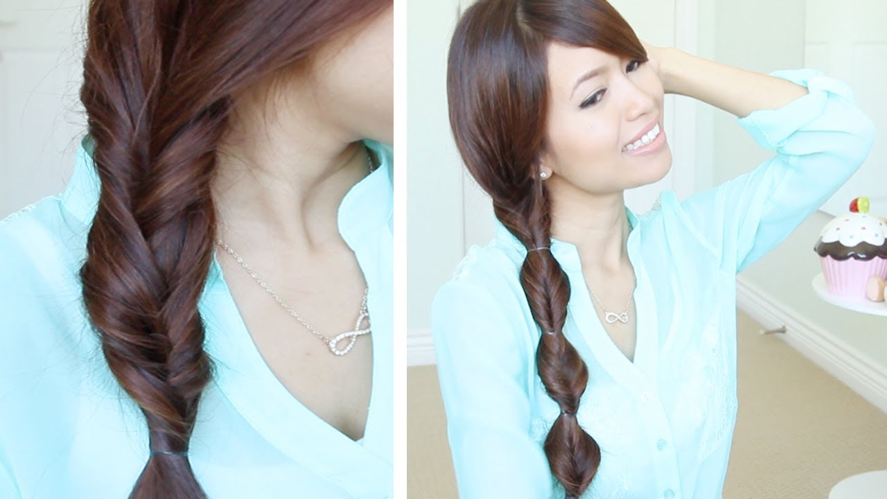 Quick & Easy Faux Braid Hairstyles for Medium Long Hair Tutorial