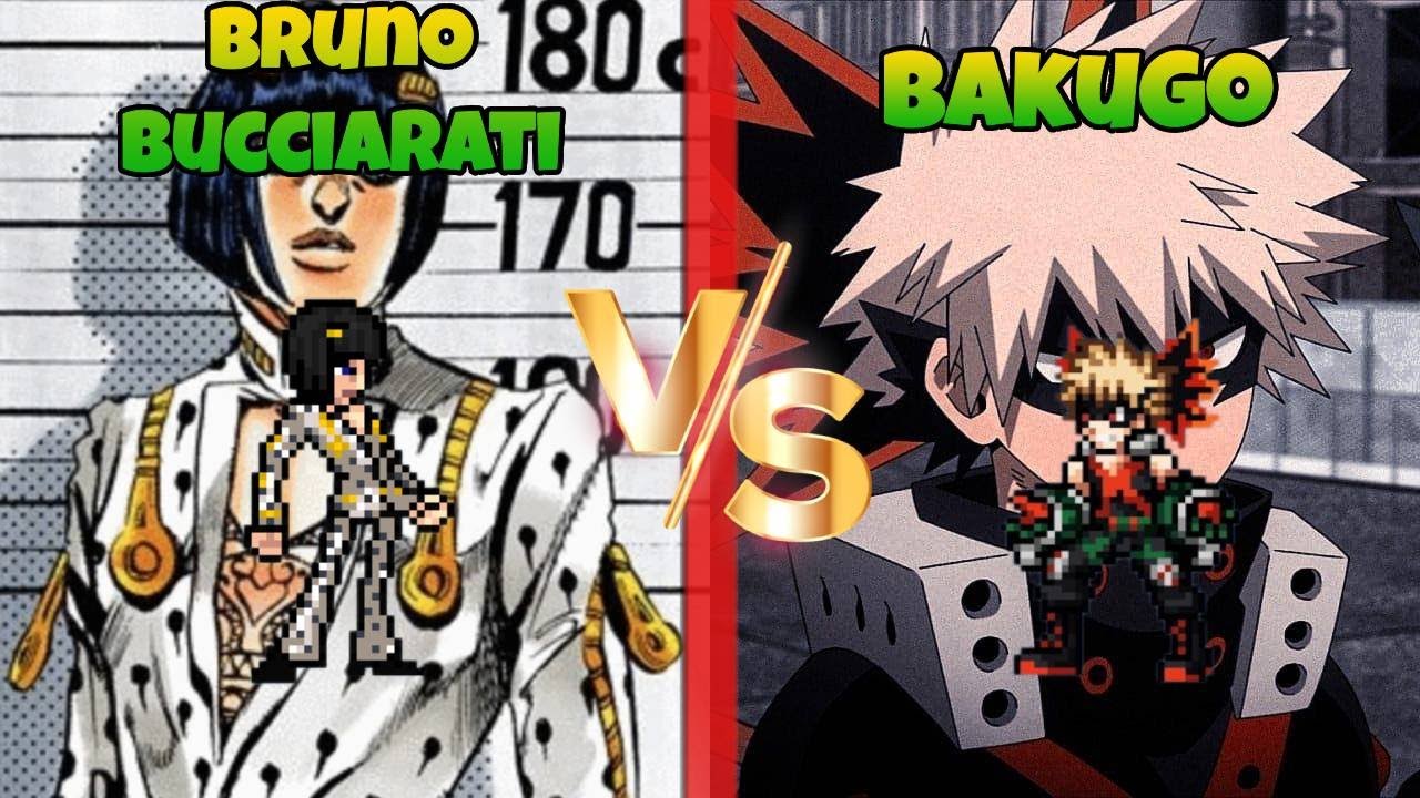 Jump Force MUGEN Bruno Bucciarati vs Bakugo