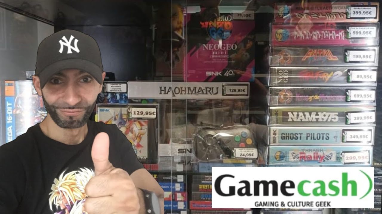 Le GameCash de Douai est équipé ?! [ Neo Geo / Retrogaming / Megadrive ]