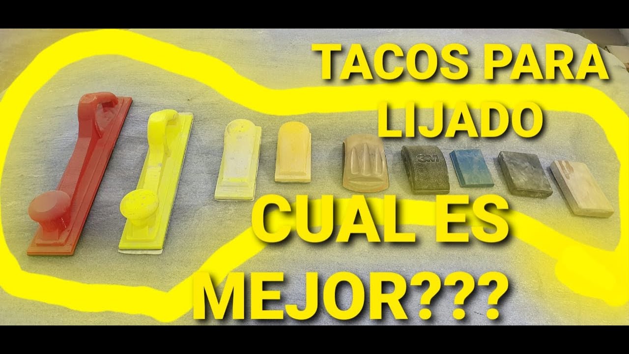 TACOS PARA LIJADO ¿CUAL ES MEJOR??