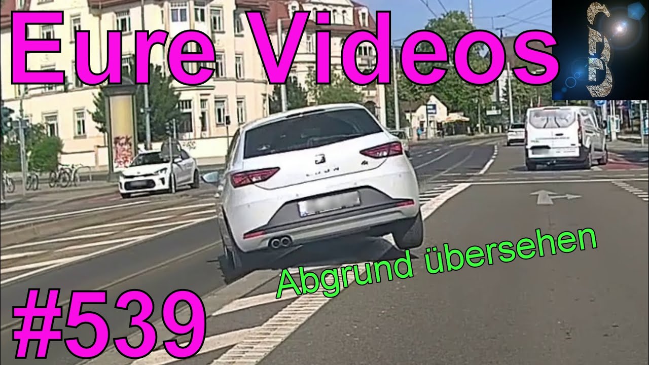 Eure Videos #539 - Dashcam Bus nimmt Vorfahrt LKW stur linke Spur Sturheit Eingeschlafen am Steuer