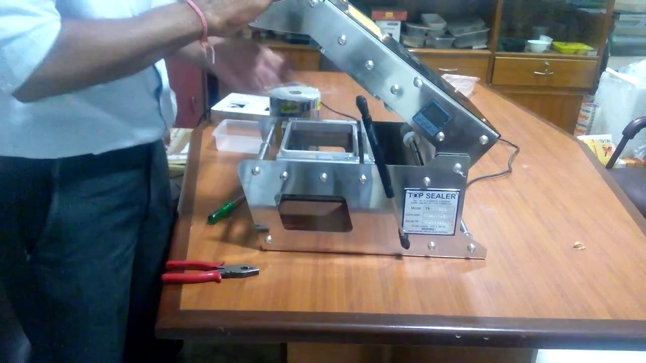 How to Operate Top Sealer TS-200  | Container Sealing machine | Manual Sealing Machine