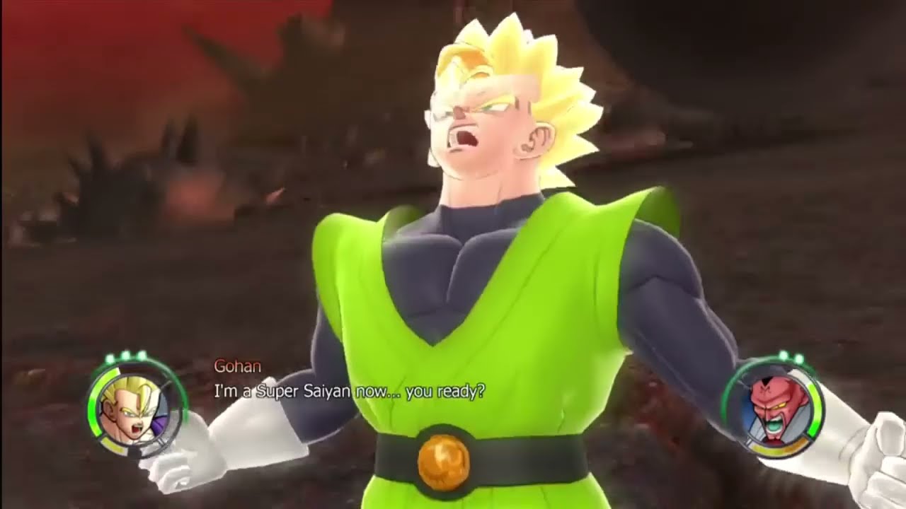 Dragonball Z Raging Blast 2 - Adult Gohan VS Dabura