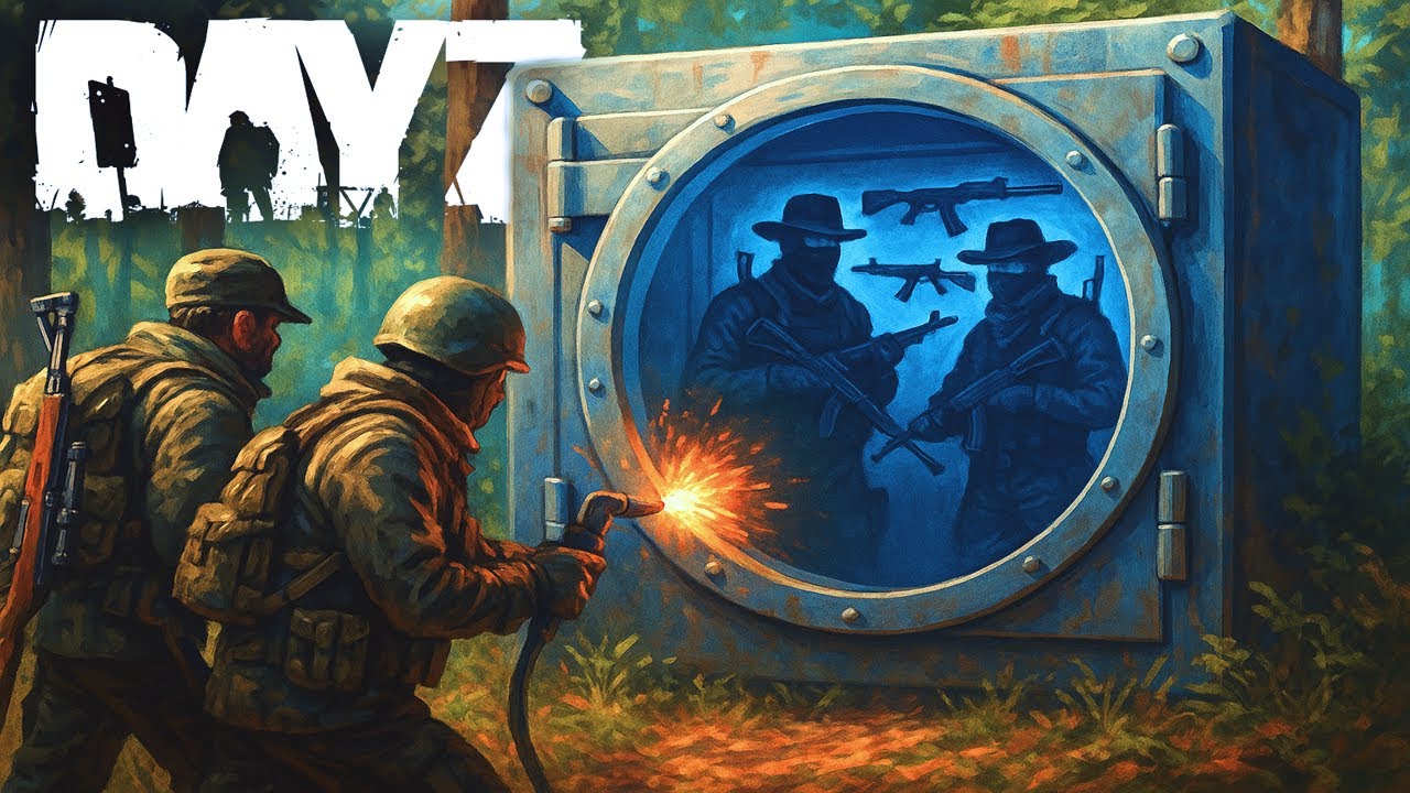 We MADE A VAULT Our BASE For A WIPE In DayZ!