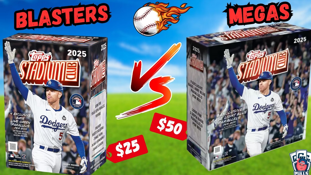 Stadium Club MEGA vs. BLASTER: The Winner is Obvious! 🏆2025 Topps Stadium Club Review!