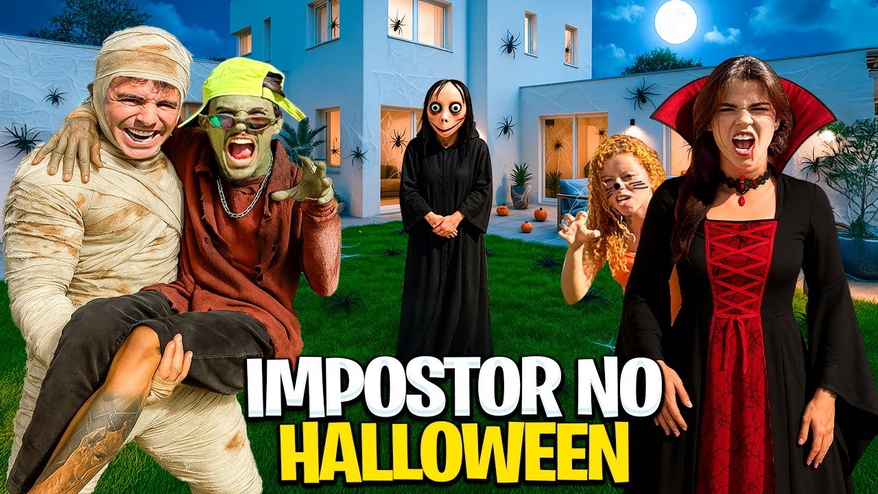 FIZEMOS UMA FESTA DE HALLOWEEN *Um impostor apareceu.