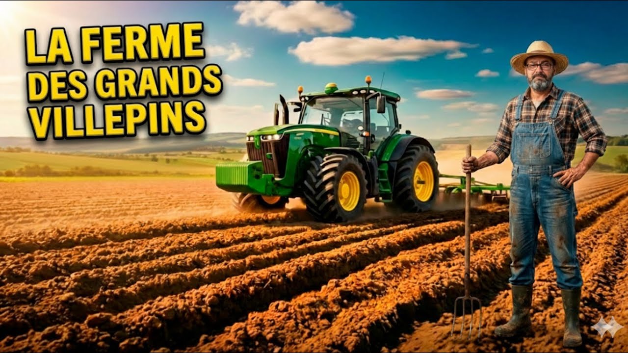 FS25 - J'ai recréé une vraie ferme française ! La Ferme des Grands Villepins Ep.1