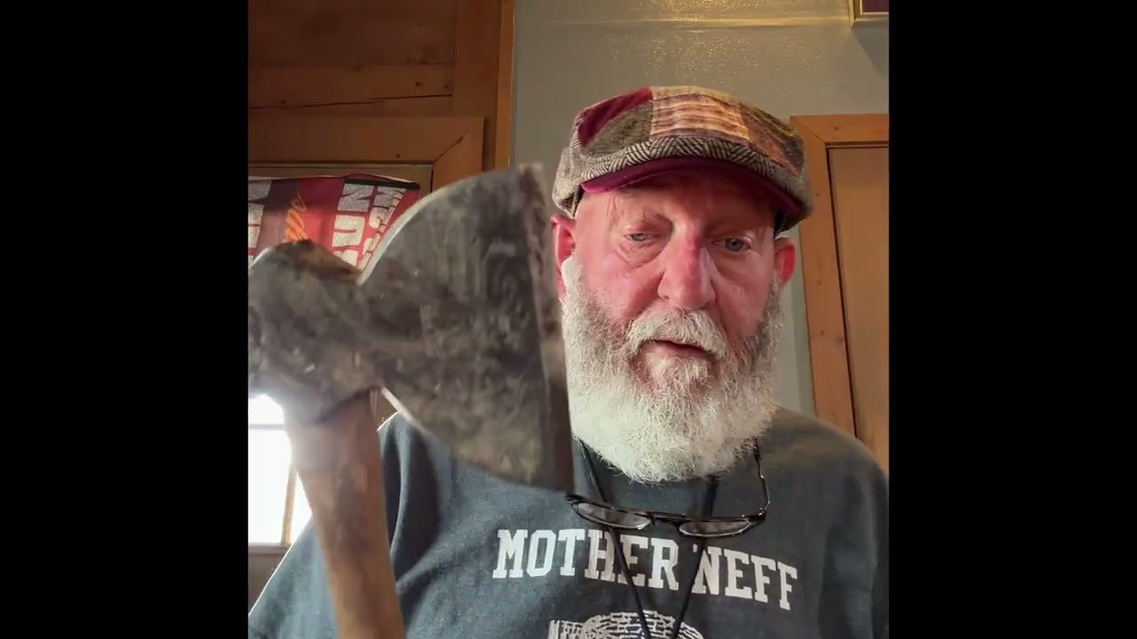 Plumb hewing axe