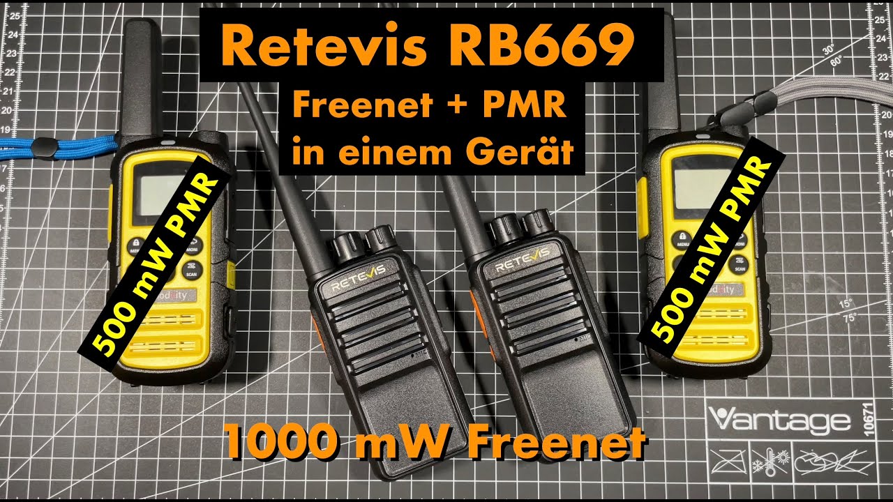 pcpanik-Zeugs : Retevis RB669 Freenet + PMR Funkgerät in einem. Was funkt besser?