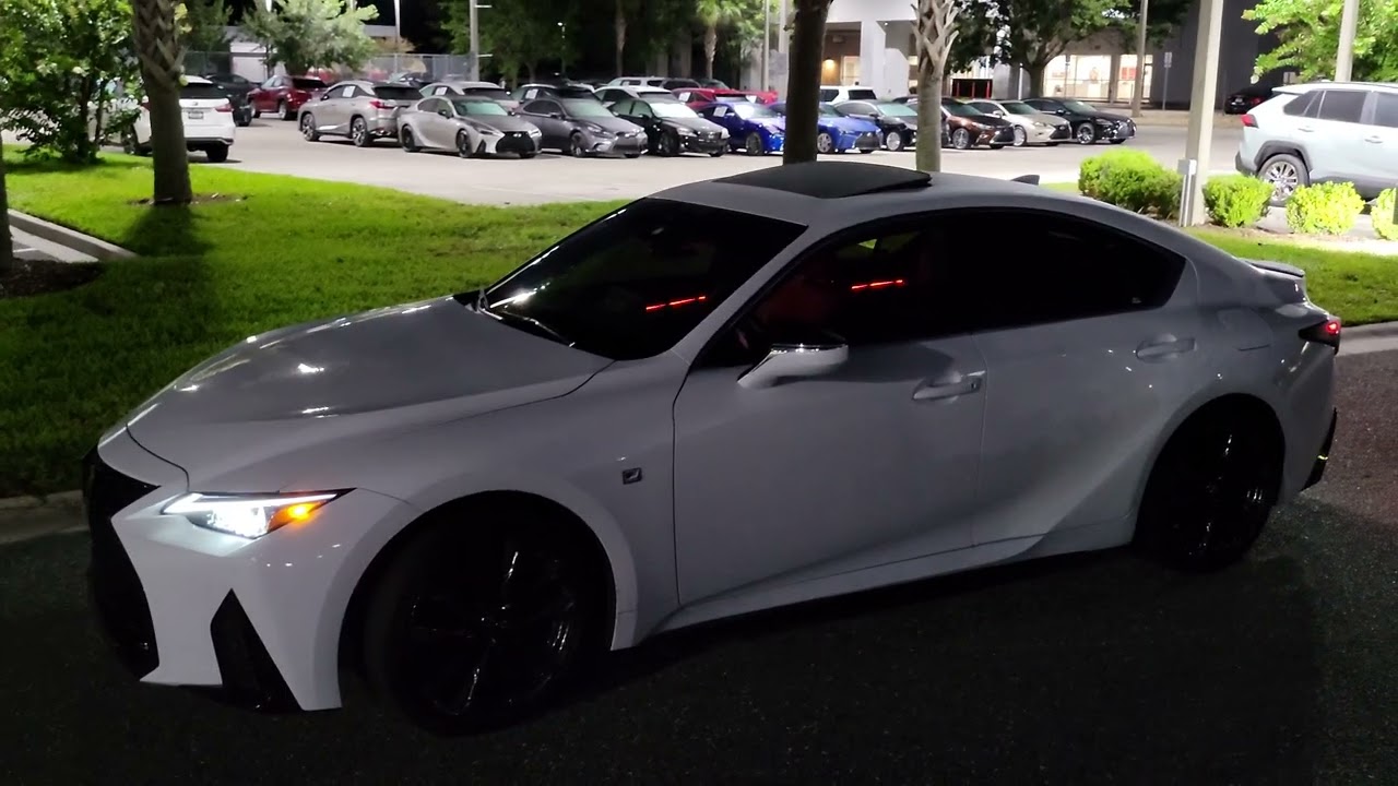 2022 Lexus IS350 | Red Accent Interior Lights