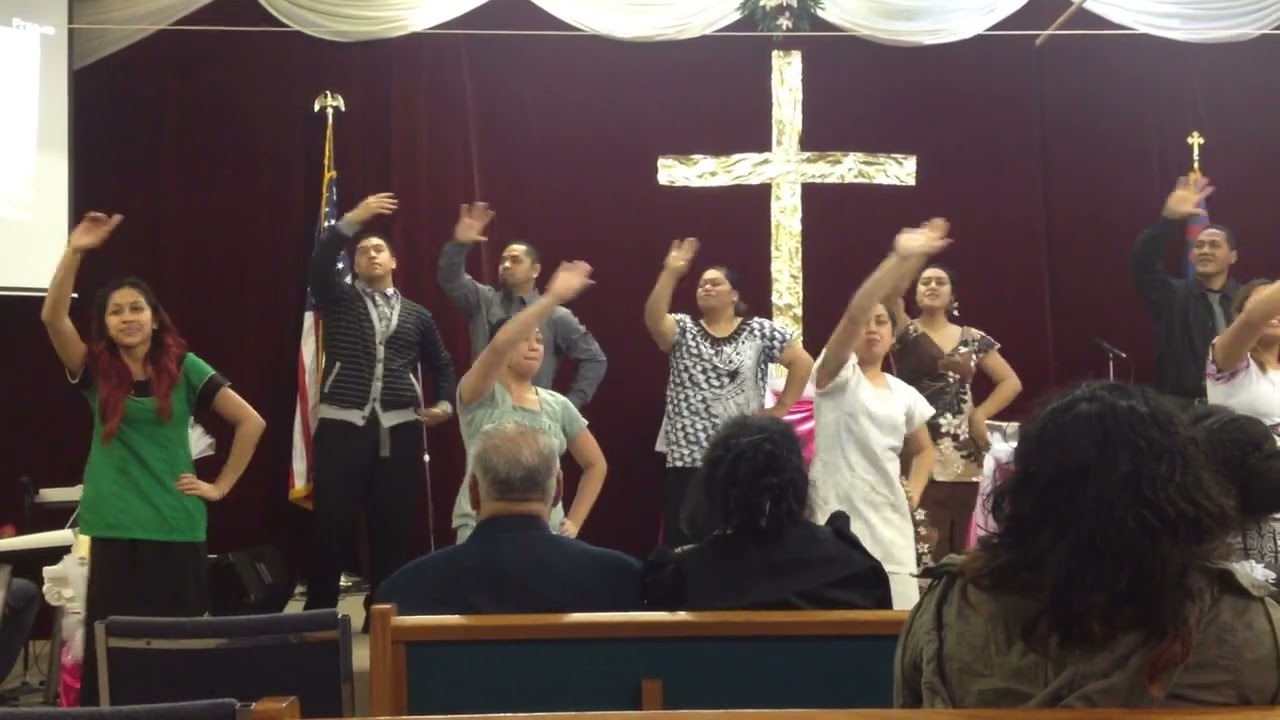 NBLOC ministering a song