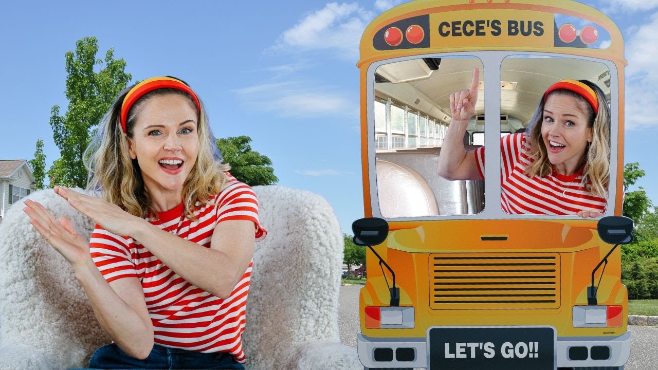 The Wheels On The Bus I Nursery Rhymes For Baby & Toddler I Sing Along with It's CeCe!!