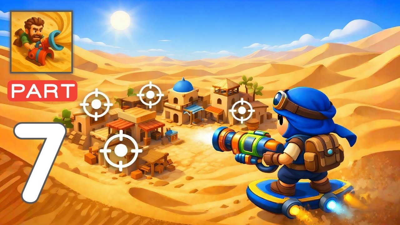 Dune and Dusted - Gameplay Walkthrough Part 7 - Survive the desert (IOS, Android)