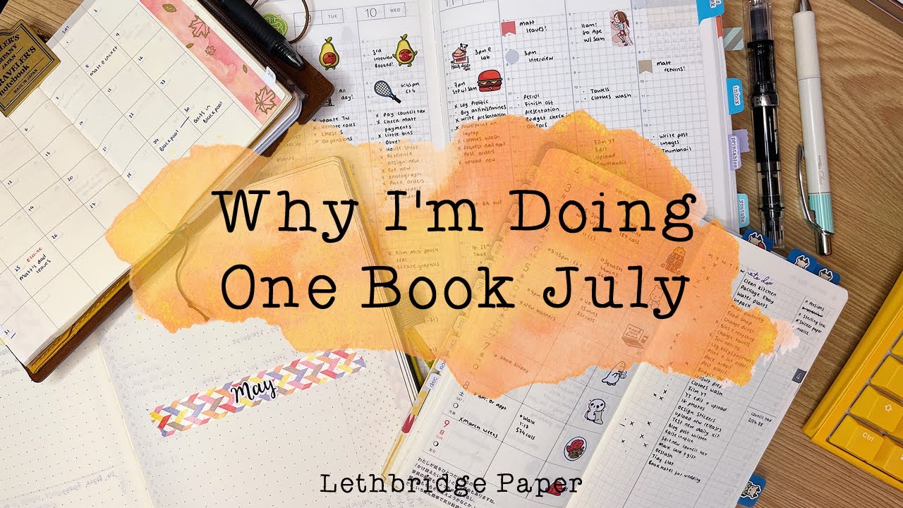 Why I'm Doing One Book July This Year
