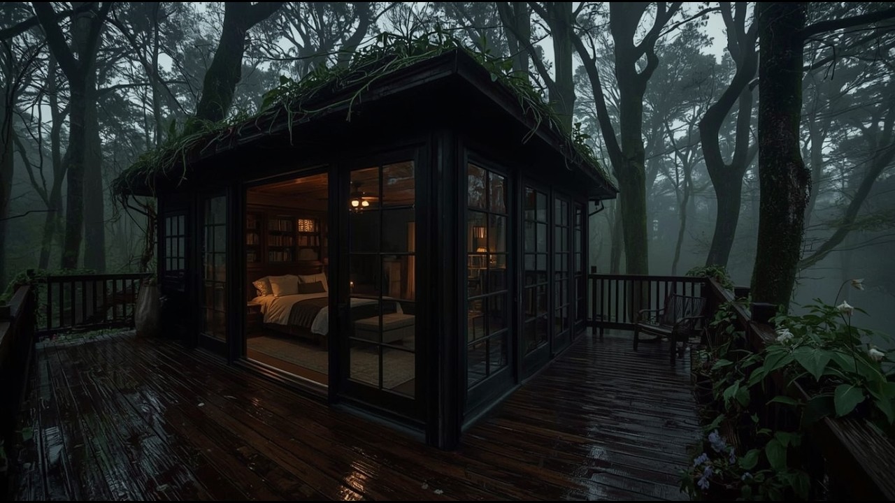 Calm Forest Rain for Deep Sleep | Natural Night Ambience & Stress Relief