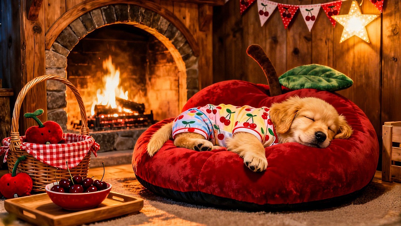 12 Hours of Dog Calming Music 🐶🌸 Anti-Separation Anxiety Relief 💖 Deep Sleep Music 🎶 No Ads