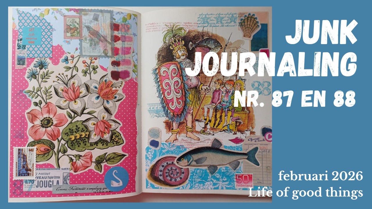 DIY Junk journaling nr.  87 en  88