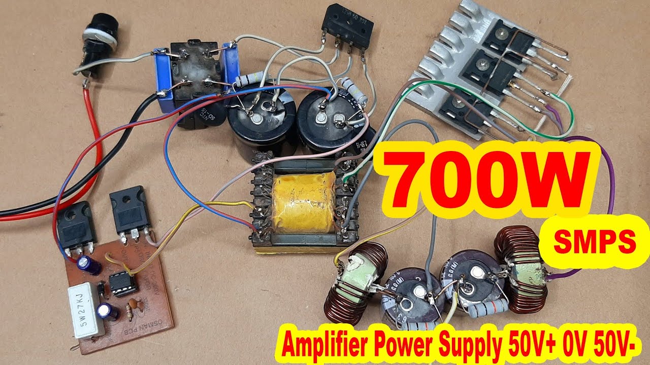 how to make Smps 2x 50V 14amp Amplifier Power Supply heavy duty,220v to 2x50vdc,(Elab Industrial)