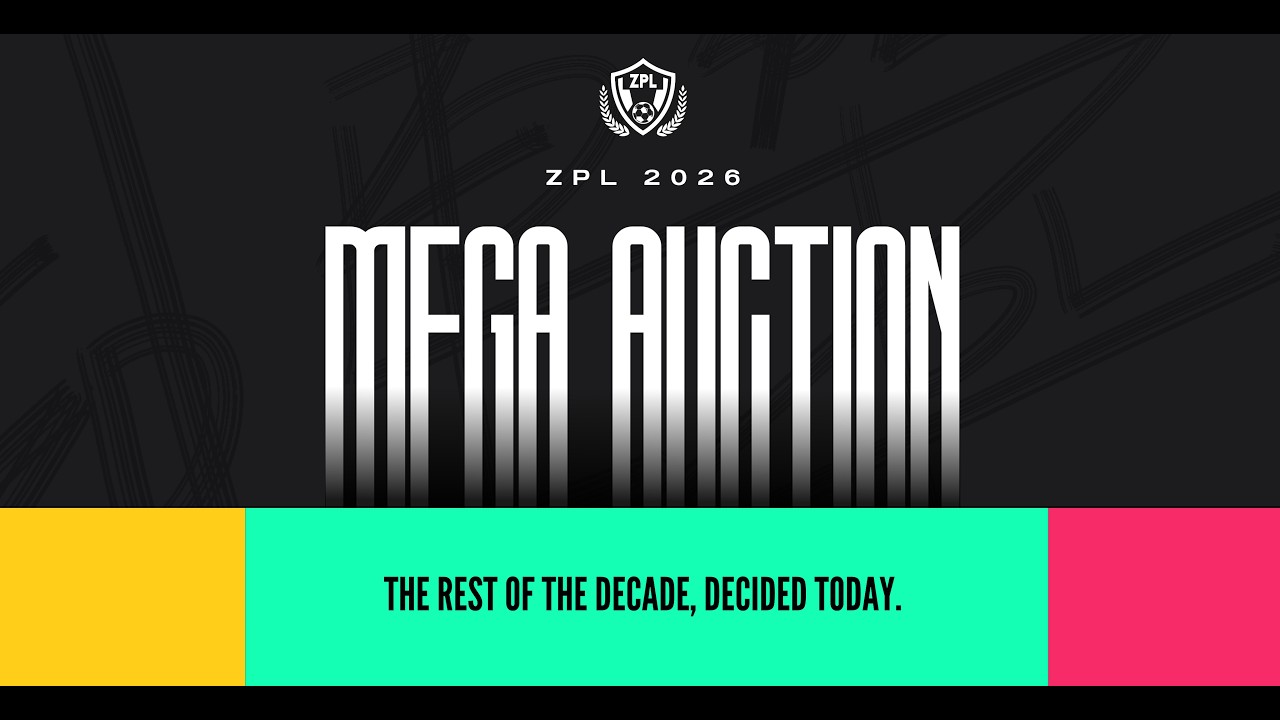 ZPL Mega  Auction 2026 |  15th MARCH  | 11:45 Am