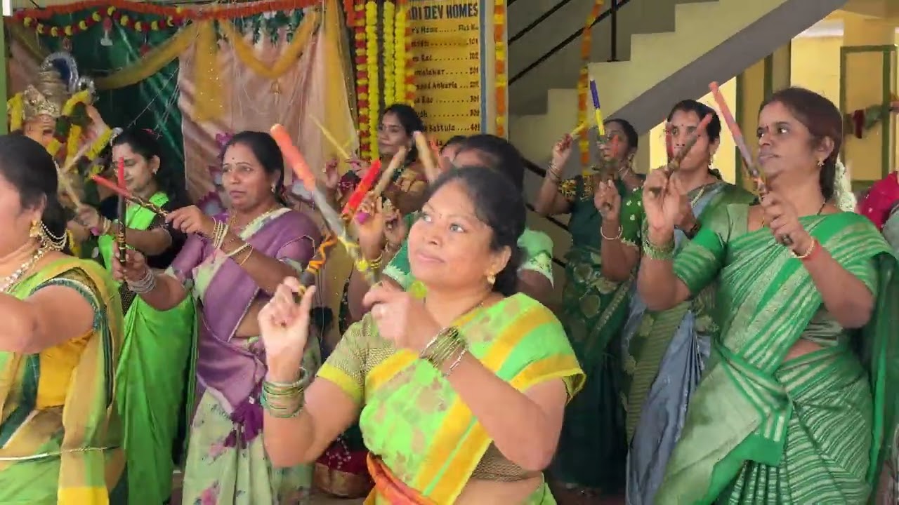 Raghukula Thilaka Ra Ra Song Kolatam Dance Performance | Nataraja Kolatam Group Hyderabad #kolatam