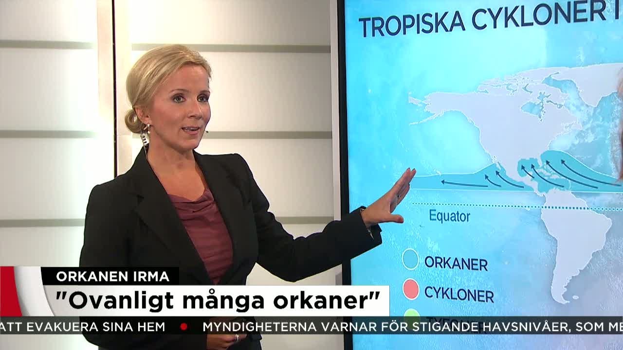 Vad är en orkan? Meteorolog Ulrika Nilsson reder ut begreppen. - Nyheterna (TV4)