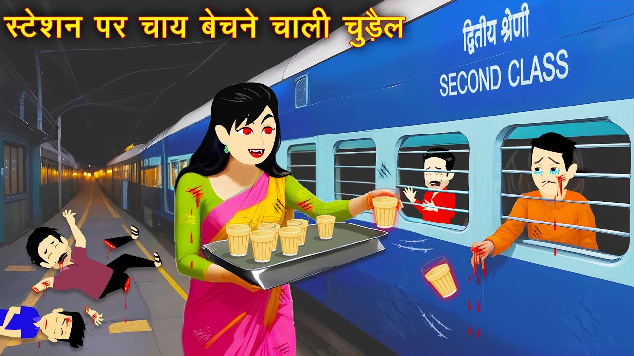 चाय बेचने वाली चुड़ैल | Chai Bechne Wali Chudail | Station pe chudail | Horror story | Witch story