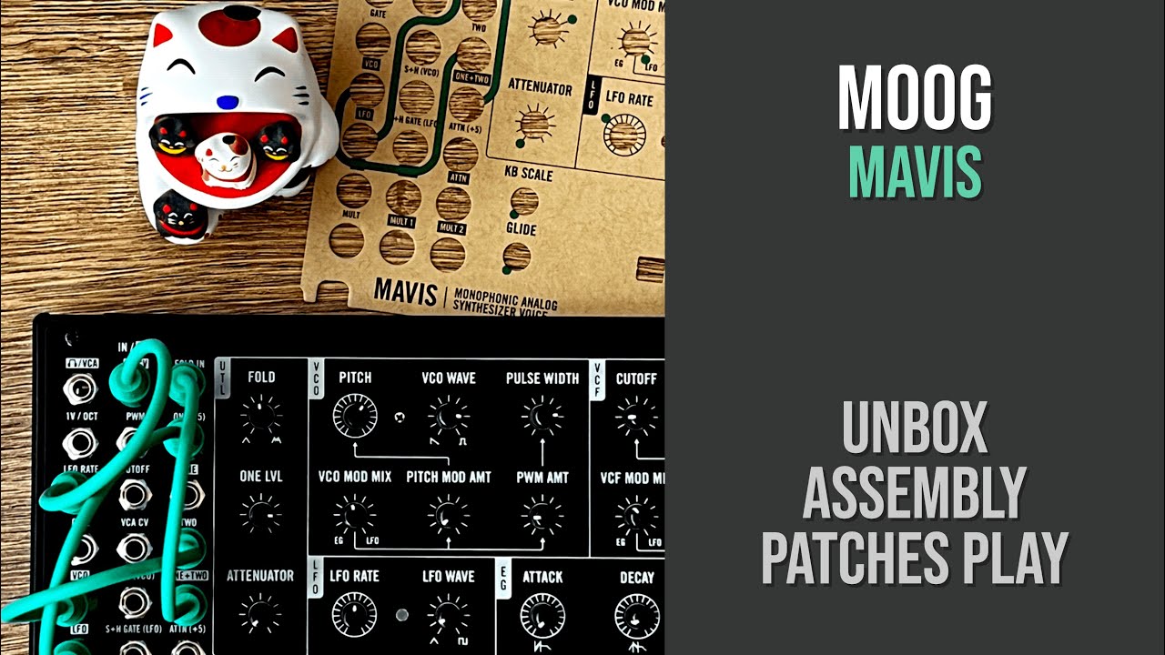 Новый синтезатор от Moog - собираем и играем / New Moog Mavis synth - unbox, assembly, play