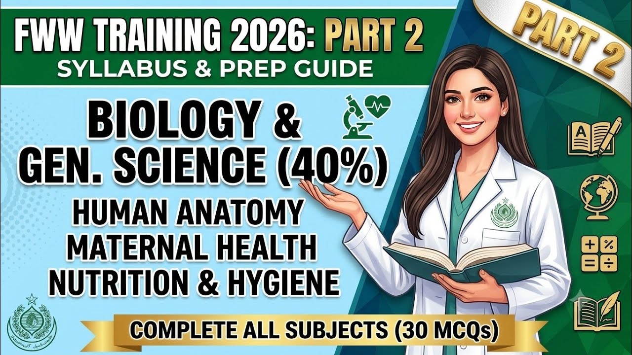 Family Welfare Worker (FWW) Test Preparation 2026 | Part 2 Solved MCQs