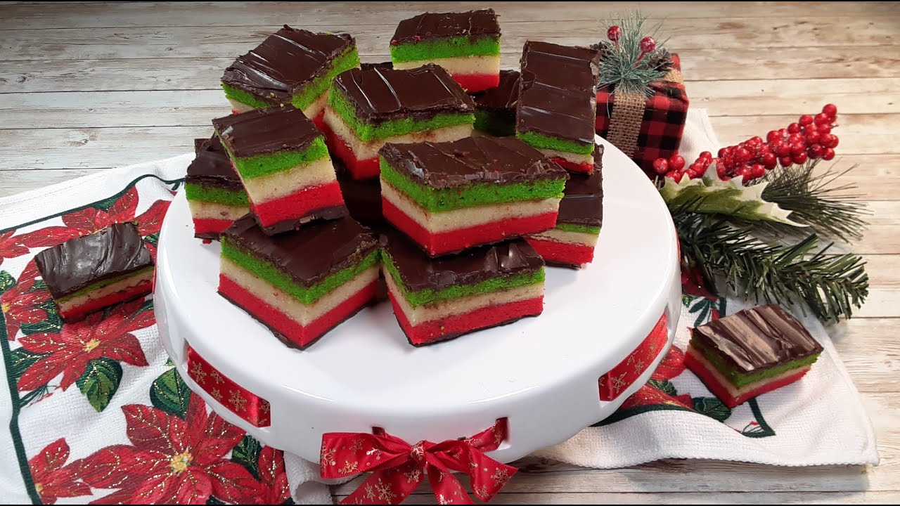 Italian Christmas Rainbow Cookies