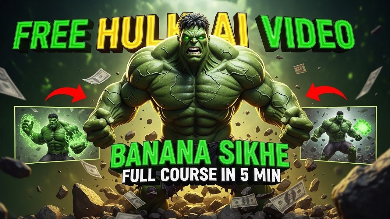 How to make hulk viral AI video 📷.