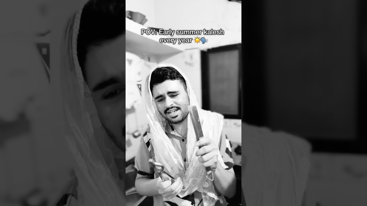 Early summer struggles every year 😭☀️ #desi #relatable #summer #desi