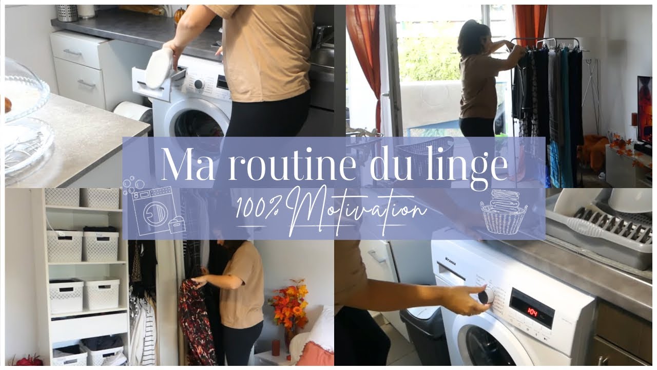 🧺 100% ROUTINE DU LINGE | UN JOUR DE NETTOYAGE AVEC MOI 🍂