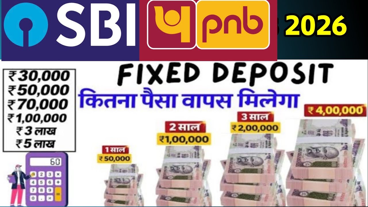 SBI VS PNB Best FD Interest Rates 2026 | Fixed Deposit PNB vs SBI Interest Rate