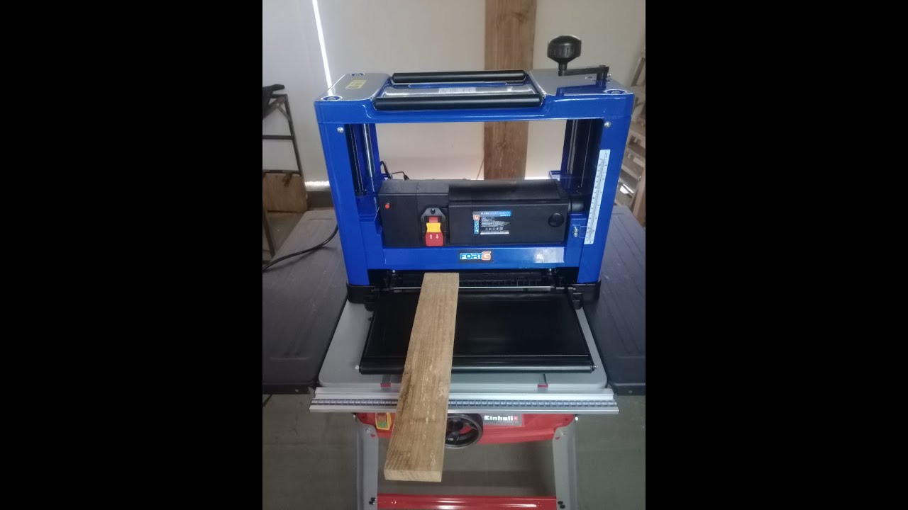 Primeiro Teste da Plaina FortG FG0005FEA: 305mm de Largura e 2000W de Potência #FortG #FG0005FEA