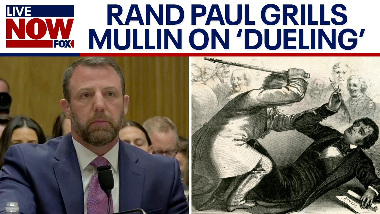 Rand Paul questions Mullin on his own assault, dueling in Congress
