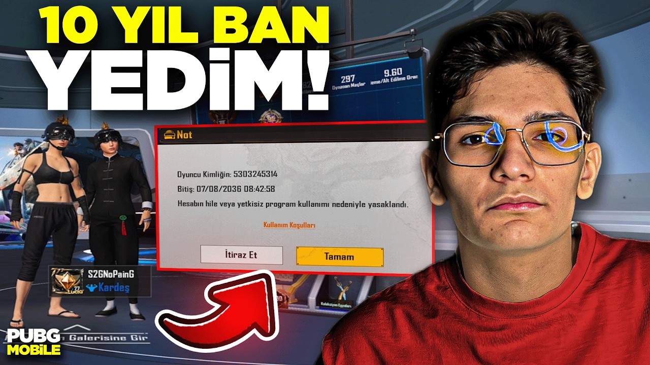 I GOT A 10-YEAR BAN! - PUBG MOBILE