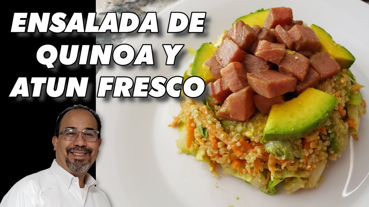 Ensalada de Quinoa y Atún Fresco